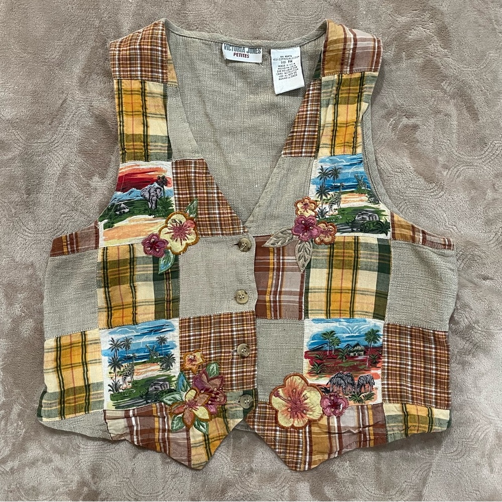 Vintage Victoria Jones Vest.